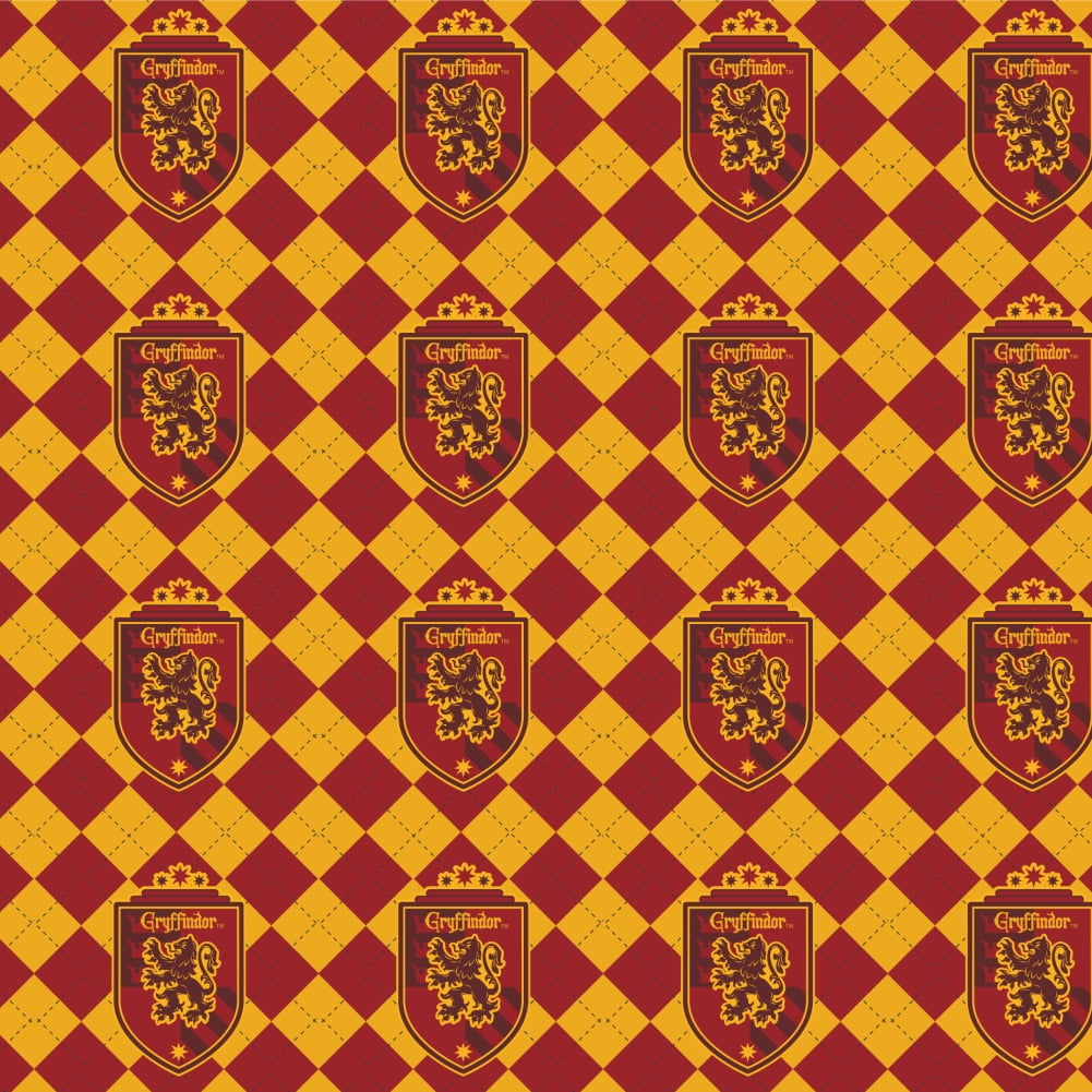 1 Roll Red Harry Potter Gryffindor Birthday Gift Wrapping Paper 22.5 sq ft 