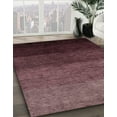 thumbnail image 2 of Ahgly Company Indoor Round Abstract Dark Scarlet Red Abstract Area Rugs, 6' Round, 2 of 6