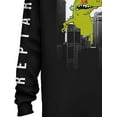 thumbnail image 5 of Nickelodeon Mens Long Sleeve Shirt, Classic Rugrats Reptar Shirt Black - XL, 5 of 7