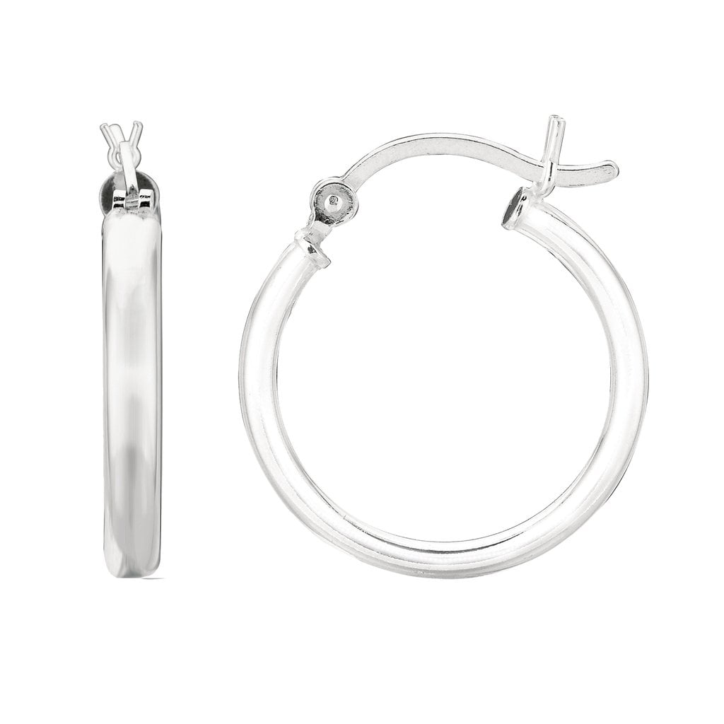 Sterling silver huggie hoop earrings Outlet