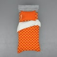 thumbnail image 2 of Ambesonne Orange Bedding Set 4 Pcs, Abstract Fish Scales, Queen, Burnt Orange, 2 of 3