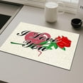 thumbnail image 5 of Gift for Girls Valentine Bulk Gifts Valentine's Day Placemats Insulation Mats Cup Mats Linen Printed Table Mats Fmlxio, 5 of 6