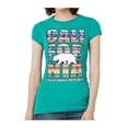 thumbnail image 1 of T-Shirt à Manches Courtes Tribal California Republic pour Femmes - Turquoise - Large, 1 of 1