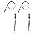 thumbnail image 1 of Pull Push Throttle Cable,Throttle Cable Black 01 Throttle Cable Set Throttle Cable Kit Elevated Design, 1 of 5