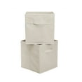 thumbnail image 3 of Foldable Storage Cubes Collapsible Boxes With Handles Closet Organizer Shelf Storage Containers Non Woven Cloth Fabric Drawers, 3 of 5