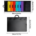thumbnail image 3 of Hanging Accordion File Organizer | Student A4 Multifunctional Storage Bag | Colorful Removable Pockets | Wall-Mounted Folder | Large Capacity | Desk Space Saver | 1 Pack, 3 of 9