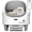 White, variant on Open-Top Automatic Cat Litter Box, Self Cleaning Cat Litter Box with App Control & Weight Monitoring, 10.5L Large Capacity for Multiple Cats, Ultra-Quiet & Odor Control, 1 Rolls Refill Bags Included