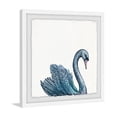 thumbnail image 2 of Marmont Hill Blue Swan Framed Painting Print, 2 of 4