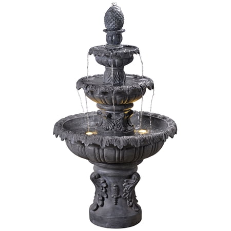 Ibiza 46" High 3-Tiered Traditional Fountain by John Timberland