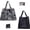 Big Flowers,starry Sky, variant on 2- grocery bags,shopping bags,grocery bags Shopping 60+Pounds Capacit, Foldable,