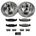thumbnail image 3 of PowerStop Front Z23 Evolution Sport Carbon-Fiber Ceramic Brake Pad and Drilled & Slotted Rotor Kit Fits: FORD Select Models K1832, 3 of 10