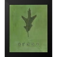 thumbnail image 2 of Wyatt Jr., Norman 12x14 Black Modern Framed Museum Art Print Titled - Going Green I, 2 of 5