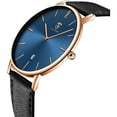 thumbnail image 7 of Watches for Man Ultra-Thin Men’s Quartz Watch with Large Minimalist Dial,Date Window ,Leather strap,Gift for Man Father's Day gift, 7 of 7