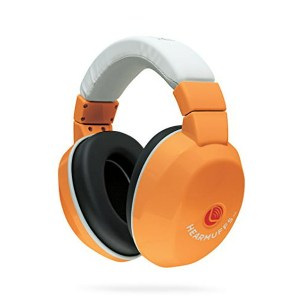 Lucid Audio HearMuffs Kids Hearing Protection Orange/White (Over-the ...