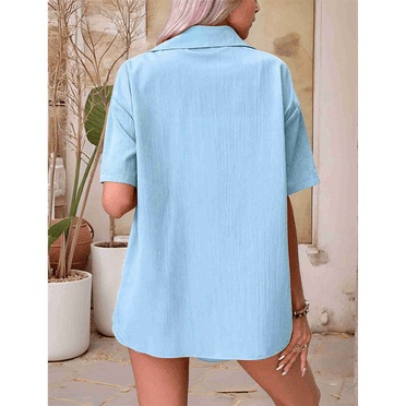 Women's Summer Cotton Linen Short Sets - Beach UK | Ubuy
