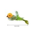 thumbnail image 3 of Interactive Chirping Bird Cat Toy Flapping Wings Realistic Plush Bird Cat ToyforIndoor Cats Self Play Cat Enrichment Single Pack, 3 of 5
