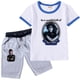thumbnail image 2 of Nueva camiseta y pantalones cortos estampados para niños Ropa para niñas y niños Moda Harajuku Casual y divertido zhangmenya LED, 2 of 2