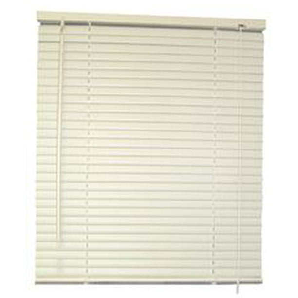 DESIGNER'S TOUCH 1INCH VINYL MINI BLINDS, ALABASTER, 46X48" Walmart