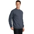 thumbnail image 4 of Port & Company Crewneck Sweatshirt (PC78) Heather Navy, M, 4 of 6