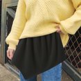 thumbnail image 2 of Viikei Plus Size Skirts for Women Layered Tiered Sheer Irregular Hem Extender Half Slip Plus Size, 2 of 7