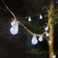 Solar String Lights Outdoor, Light Strings With 20 LED Filament Bulbs, Patio Lights For Home