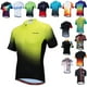 thumbnail image 2 of Camiseta de ciclismo profesional para hombre, ropa de verano para ciclismo de montaña, equipo de carretera, anti-UV, color amarillo y negro, 2 of 5