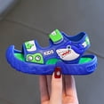 thumbnail image 5 of WAVSUF Casual Sandals for Toddler Boys Open Toe Anti Slip Soft Sole Summer Breathable Trendy Shoes Blue Size 10 Little Boys, 5 of 9