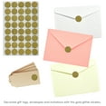 thumbnail image 3 of Royal Green Glitter Circle Stickers 3/4 inch - Gold Envelope Seals 0.75 inch 19mm  - 200 Pack, 3 of 8