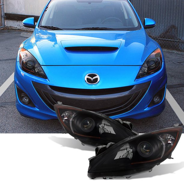 Fit [Halogen Type Black Smoked] 20102013 Mazda 3 Projector