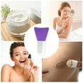 thumbnail image 5 of Unique Bargains 1 Pc Lightweight Small Flat Facial Mask Brush Purple, 5 of 5