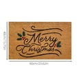 thumbnail image 3 of Merry Christmas Christmas Door Mat Holiday Floor Rug Non-Slip Absorbent Entrance Carpet For Kitchen Bathroom Indoor Outdoor Use Durable Mat, 3 of 3