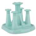 thumbnail image 1 of Soporte para tazas y vasos, soporte para secar, organizador de drenaje de agua para 4 tazas (azul), 1 of 1