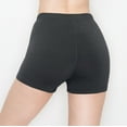 thumbnail image 3 of ALWAYS Women's 1" Waistband Yoga Lounge Shorts Charcoal 2 M, 3 of 7