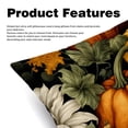 thumbnail image 2 of Thanksgiving Pumpkin Covers Set of 2 - Available in 16x16, 18x18, 20x20 Inches with Unique Patterns - for Home Decor, Throw Pillow Inserts, Pillow Inserts, Bed Pillow - Ideal for All Occasions!, 2 of 6
