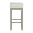thumbnail image 2 of OakvillePark Holbrook Square Pub Height Barstool (Set of 2), White, 2 of 5