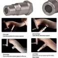 thumbnail image 2 of 2PCS Fixed Sensor Adapter, Automotive Spark Plug Parts, Stainless Steel Pipe Coupling Fittings, 2 of 8