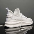 thumbnail image 3 of Zapatos casuales para hombre, zapatillas de deporte de moda para hombre, zapatos para hombre, zapatos de tela de malla transpirable tejida voladora, 3 of 5