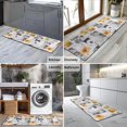 thumbnail image 2 of White Gray Photo Frame Daisy Sunflower Pattern Kitchen Rug Mat,Kitchen Runner Rugs Non Skid Washable,Decorative Kitchen Floor Mats for Kitchen,Sink,Laundry,17"X47", 2 of 5