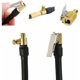thumbnail image 3 of Adaptador de válvula Herramientas de válvula de neumático con 2 puntas de inflador de latón Punta de inflador Válvula de inflado de paleta Conexión de compresor Accesorios de bomba para motocicleta y, 3 of 5