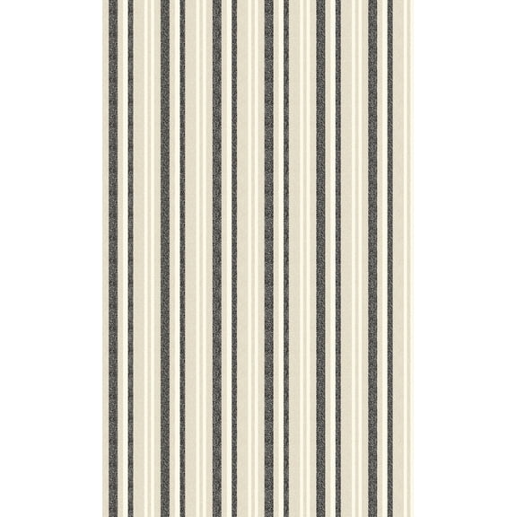 Mainstays 2 Yard Cut 100% Cotton Duck Tonal Stripe Design Printed Fabric, Rick Black, 45 inches wide for Home Decor Projects, Quilting, Crafting & Sewing.