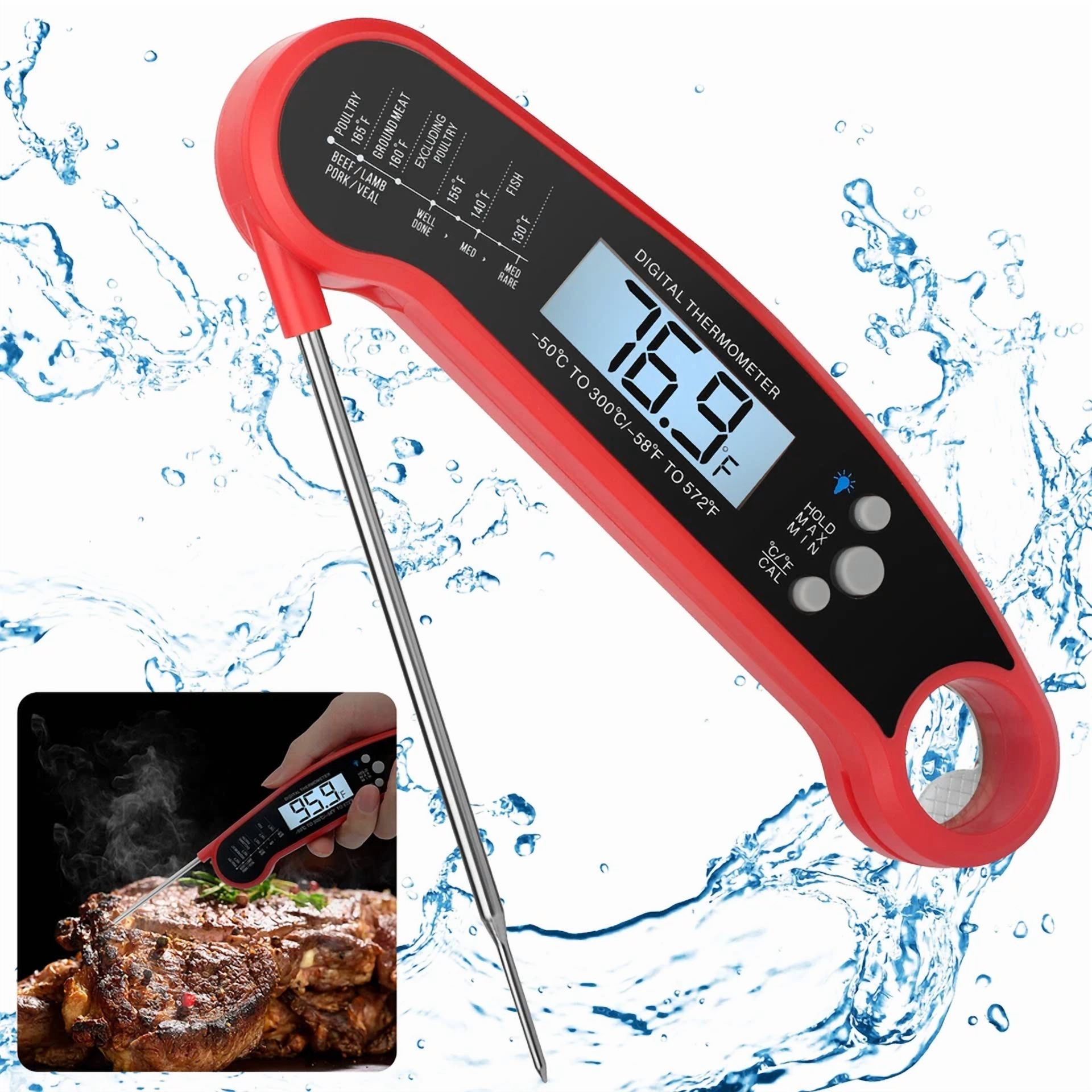 Digital Meat Thermometer Instant Read For Kitchen Food Cooking Bbq Grilling Us