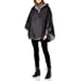 thumbnail image 3 of totes Womens Reversible Rain Poncho, Black, One Size, 3 of 10