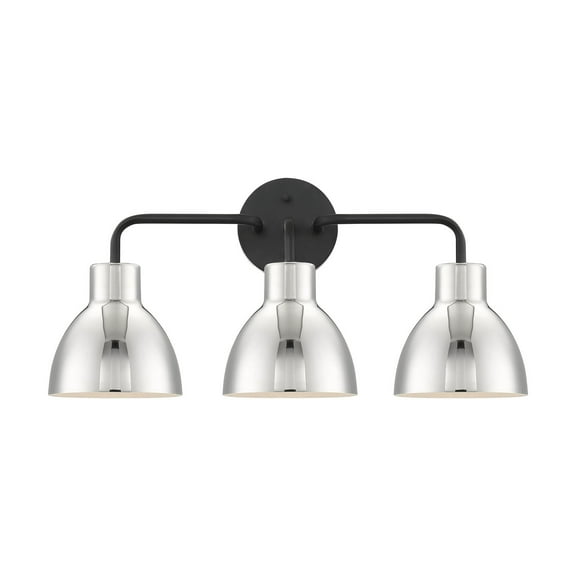 Sloan 3 - Light Matte Black / Black Wall Sconce