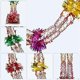 thumbnail image 2 of Christmas Foil Garland, 4Pcs Ceiling Hanging Decorations Garland for Christmas, New Year, Birthday, Wedding, Valentine's Day Party Supplies, 2 of 5