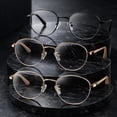 thumbnail image 3 of 3 Pack Blue Light Blocking Glasses Women Men Metal Round Frame Computer Laptop Gaming Office,3pcs,0x, 3 of 6