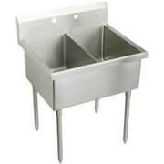 SS DOUBLE COMPT SCULLERY SINK