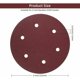 thumbnail image 2 of 30 Pcs Disque A Poncer Papier Abrasif pour Ponceuse à Sec Ponceuse Girafe 225mm Disque de Ponçage 6 trous Disque Ponceuse Girafe, 2 of 5