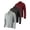 Set C, variant on 3 Pack: Men's Dry-Fit Active Quarter Zip Long Sleeve Athletic Performance Pullover (Available In Big & Tall)