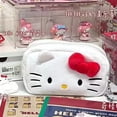 thumbnail image 3 of Estuche de lápices de dibujos animados HelloKitty, lindo estuche de lápices recto de pana Sanrio, caja de papelería Kawaii para estudiantes, regalo de cumpleaños para niños, 3 of 4