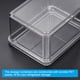 thumbnail image 2 of Alimentos Almacenamiento Contenedores Juego 6uds, Plástico Alimentos Almacenamiento Organizador Contenedores para Refrigerador, Cocina & Despensa Contenedores-Blancas, 2 of 5